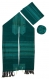 Rikmat Elimelech Handloom Woven Turquoise Silk Tallit